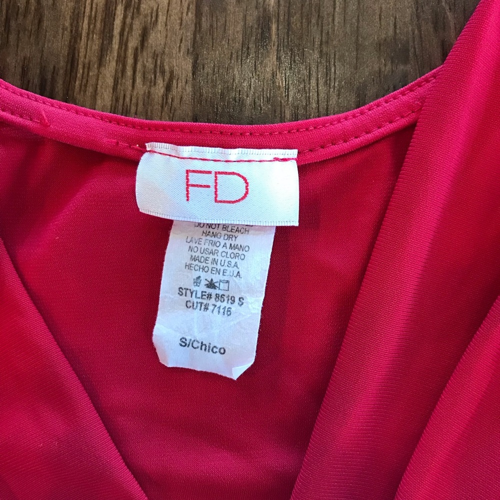 BOGO 🟧 Sexy Fitted Red Dress - Picture 3 of 4